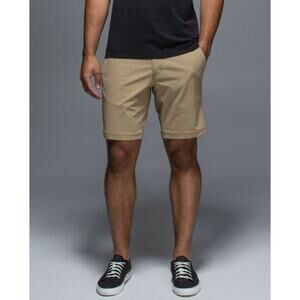 lululemon tan abc shorts